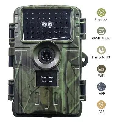 Мисливська камера HunterCam PR5000 Wi-Fi 4K 60MP IP66 для полювання