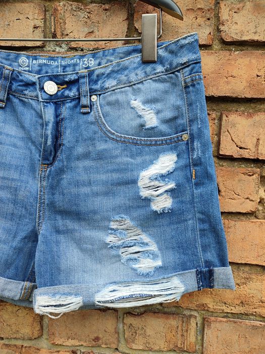 Damskie krótkie spodenki jeansowe szorty Denim