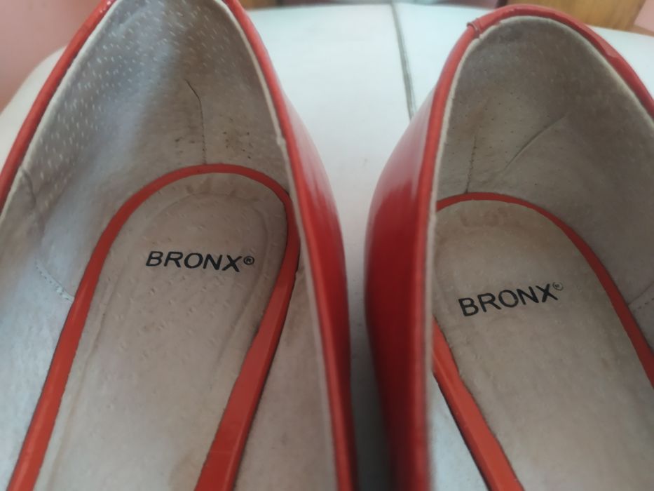 Туфли балетки женские. BRONX раз38, кожаные