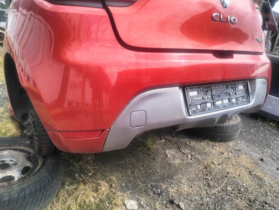 Renault Clio 4 GT zderzak tylny kompletny 4 pdc kolor tennp