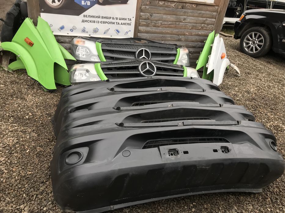 Передок Мерседес Спринтер w906 рестайл в зборі.Капот,бампер,крила,фари