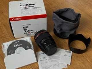 Objetiva Canon EF 35mm f/1.4L USM