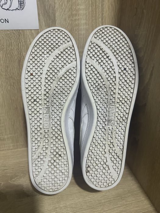 Білі кросівки кеди Puma Smash V2 White