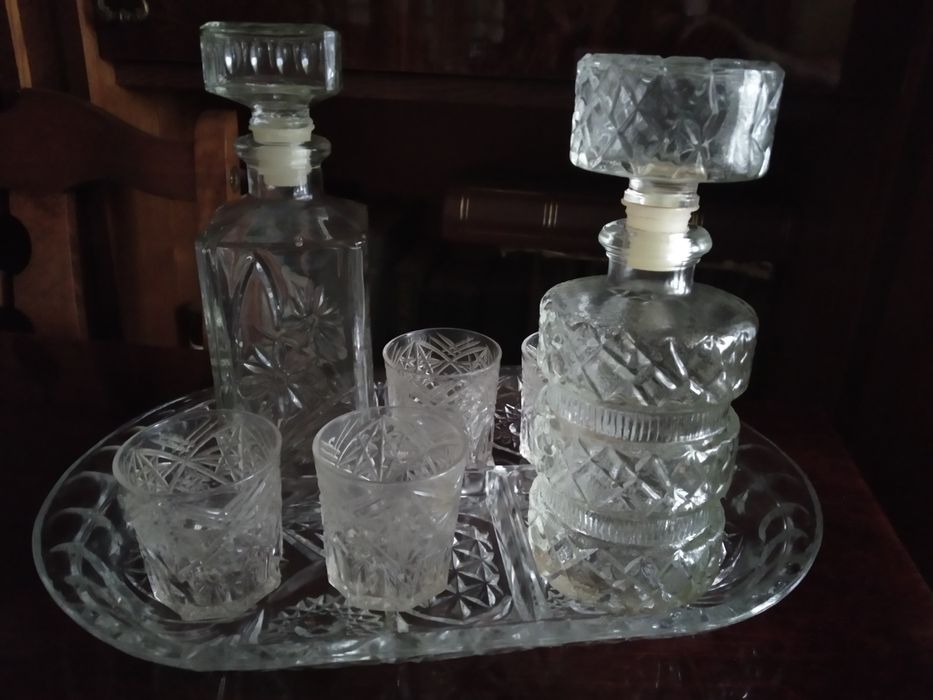 Барный набор для дегустации виски. Хрусталь. 7 предметов.