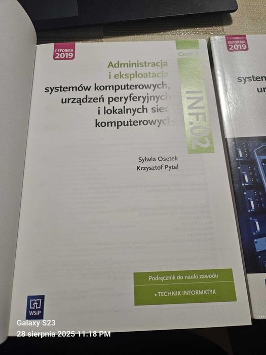 Administracja i eksploatacja systemów komputerowych ... 1,2,3