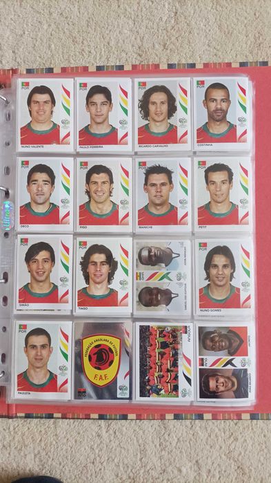Caderneta + Cromos S/colar Panini Mundial 2006 EXCLUI RONALDO E MESSI