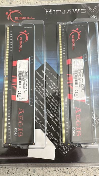 G.SKILL Aegis DDR4 2x8gb