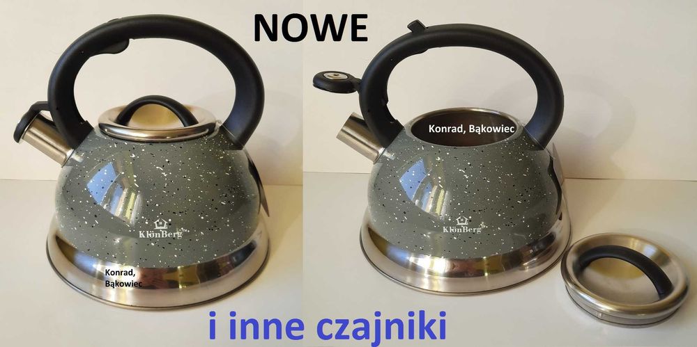 KLÖNBERG Czajnik kuchenny 3L na Gaz, INDUKCJĘ.. do kuchni indukcyjnej