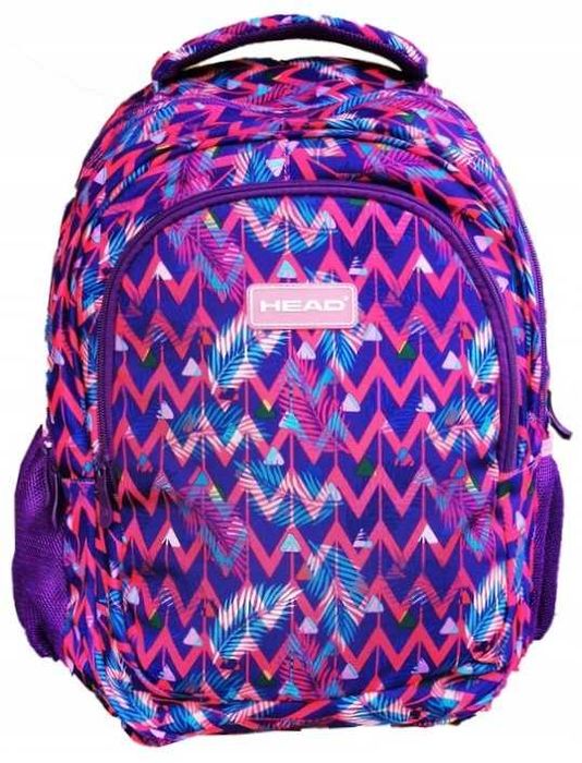 HEAD geometry pink 3 komory - przegroda na laptopa - plecak damski