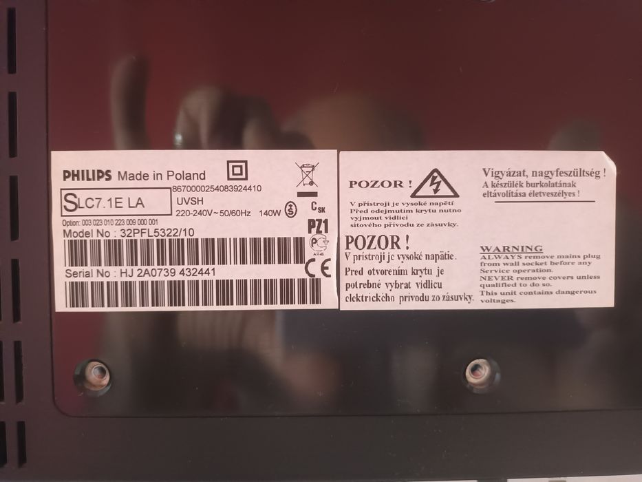 Televisão LCD da marca Philips