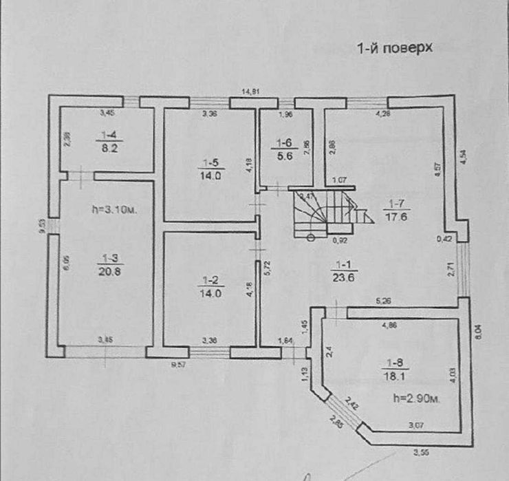 Продаж будинку, с. Вислобоки, 160 кв.м, 8 сотих, 138000$