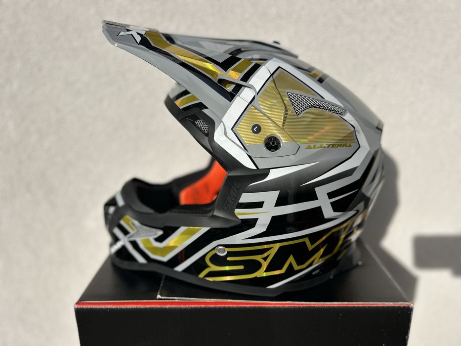 Kask motocyklowy cross HULAJNOGA quad SMK ALLTERRA rozmiar S 55cm