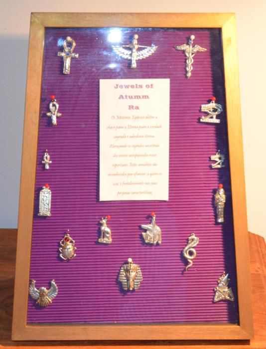 Medalhas com Símbolos Míticos do Antigo Egipto - Atum Ra