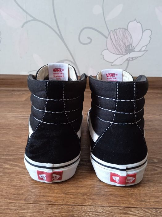 Оригінальні кеди Vans з натуральної шкіри