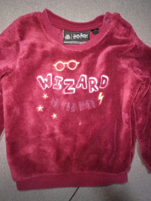 "Camisola Harry Potter em Malha Polar - Tamanho 18/24 Meses Nova