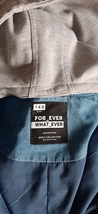 Kurtka bluza płaszcz jeans 140 cm Reserved