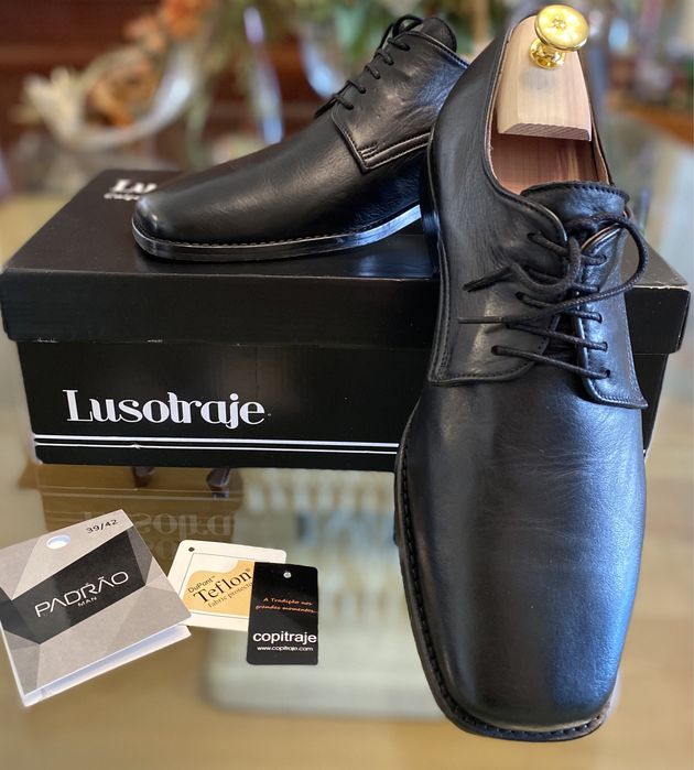 Sapatos de Couro Legítimo Traje Académico