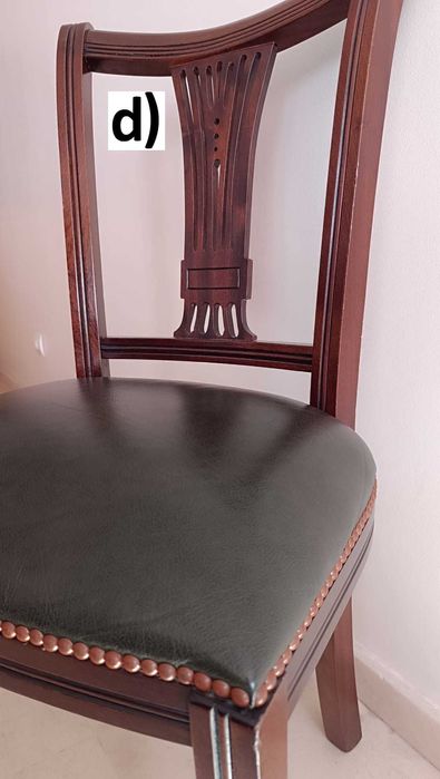 Cadeiras em madeira de muito boa qualidade e em ótimo estado