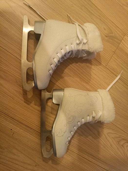 Łyżwy damskie figurowe białe OXELO 38