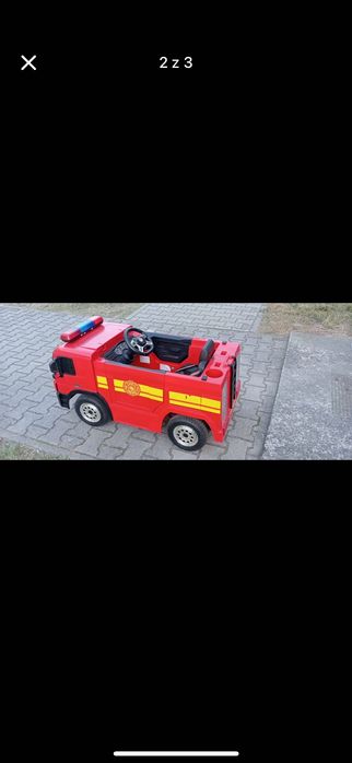 Sprzedam samochód strażacki na akumulator