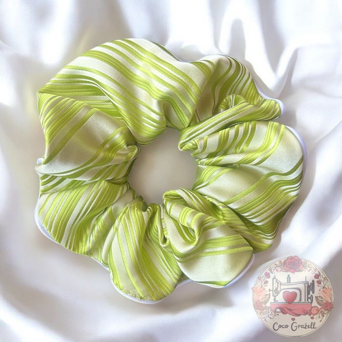 Limonkowa scrunchie