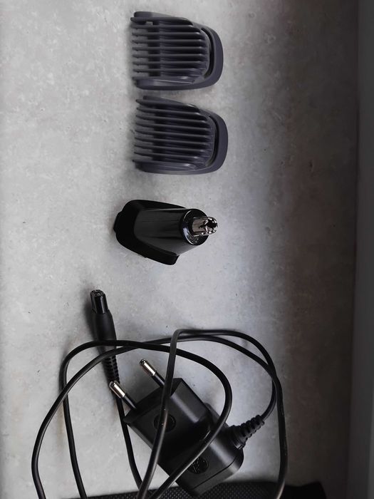 Nakładki Philips multigrom & ładowarka & etui & trymer