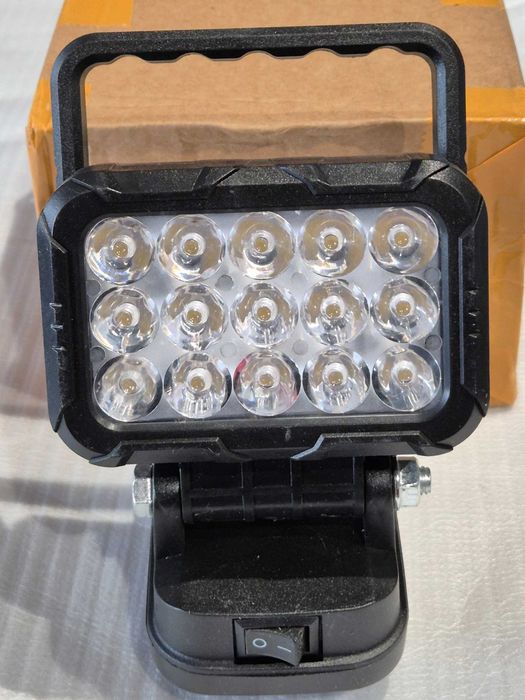 Lampa robocza warsztatowa halogen 2xUSB zamiennik Makita 14,4V 18V 21V