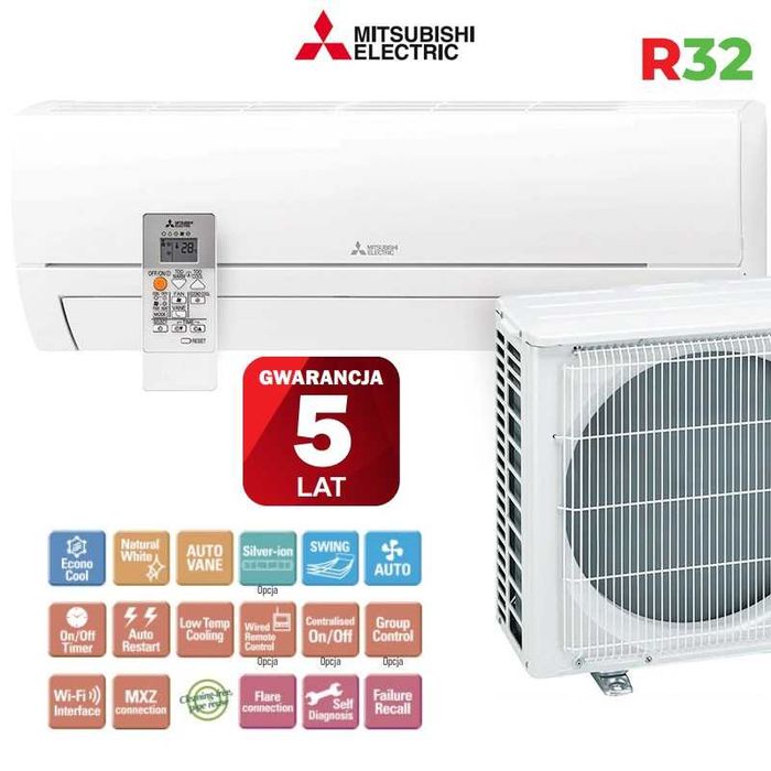 Klimatyzator Mitsubishi MSZ-HR Hit cenowy Warszawa Ochota • OLX.pl