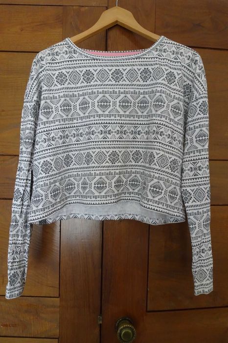 Camisola cropped Ericeira. Envio grátis.