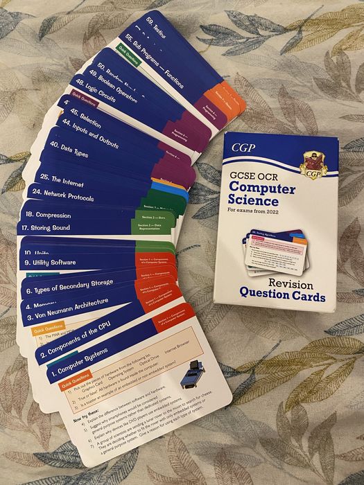 Картки для вивчення інформаційних технологій GCSE Computer Science OCR