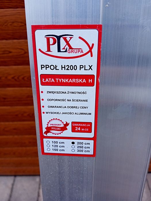 Łata typu H 200 cm.