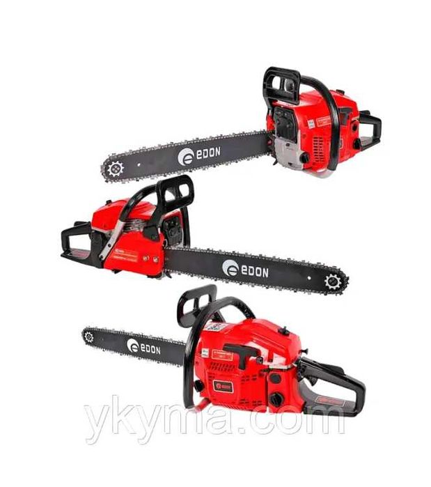 Бензинова ланцюгова пила Edon (шина 45,5 см, 52 куб.см, 9000 об/хв)