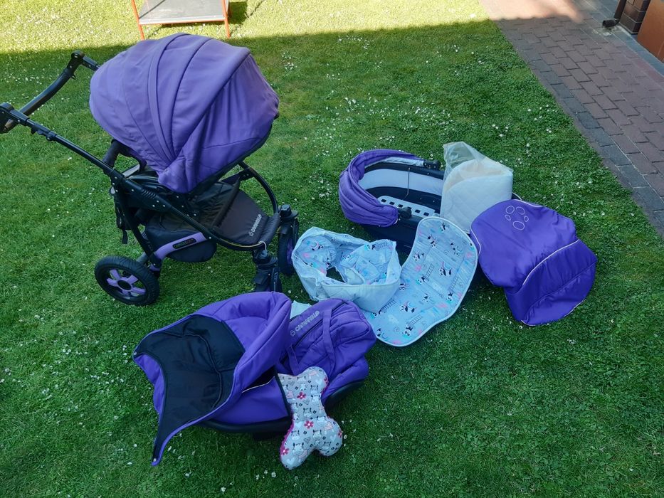 Wózek dziecięcy camarelo 4w1 oryginał jak nowy