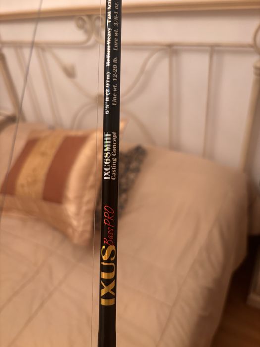 Cana nova spinning Katx modelo Ixus Bass Pro IXC68MHF.
