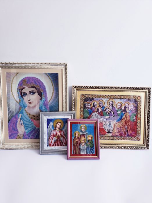 Ікона Свята Вечеря Тайна Вечеря Икона бісер бисер