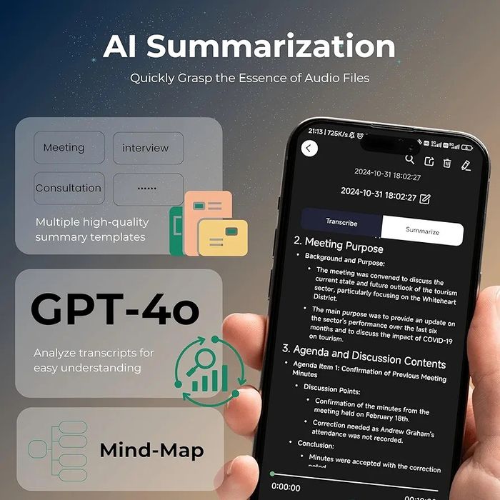 FoCase Note - диктофон зі штучним інтелектом