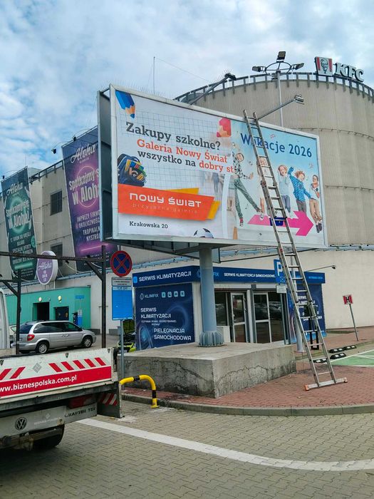 SERWIS REKLAM - montaż, demontaż i obsługa tablic reklamowych