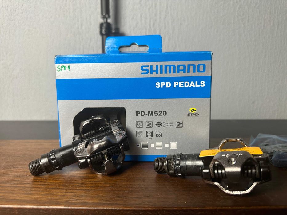 Pedały rowerowe SHIMANO SPD PD-M520