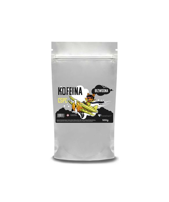Kofeina Bezwodna 0,5kg * Chińska * CSPC * Puszysta * Biała * 500g