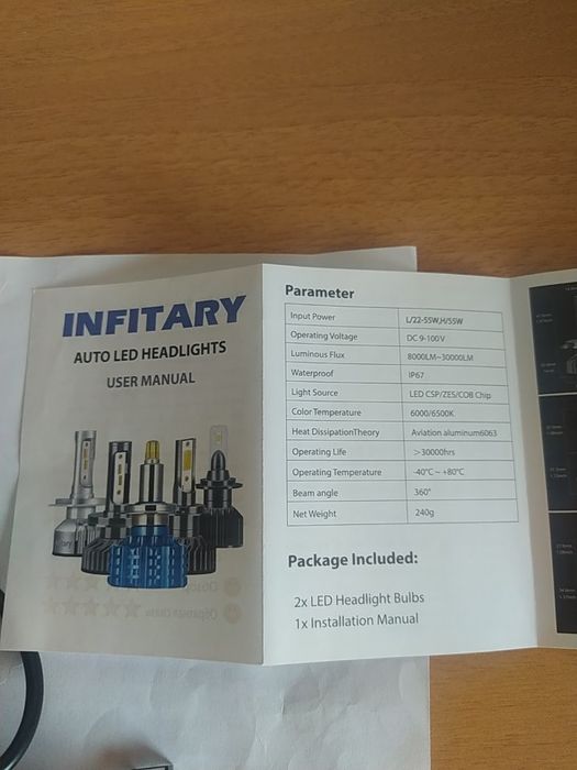 Lâmpadas Led H3 Can-bus Novas