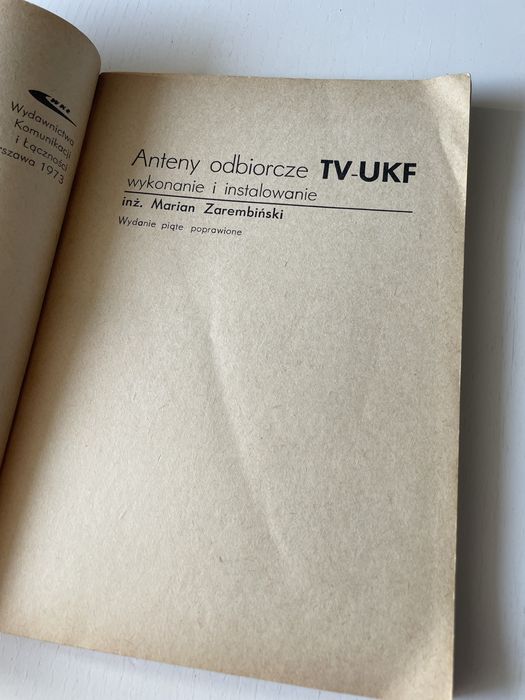 Anteny odbiorcze Tv - UKF  Marian Zarembiński
