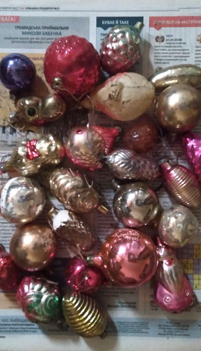 Новорічні радянські іграшки: 45 грн. - Колекціонування Біла Церква на Olx