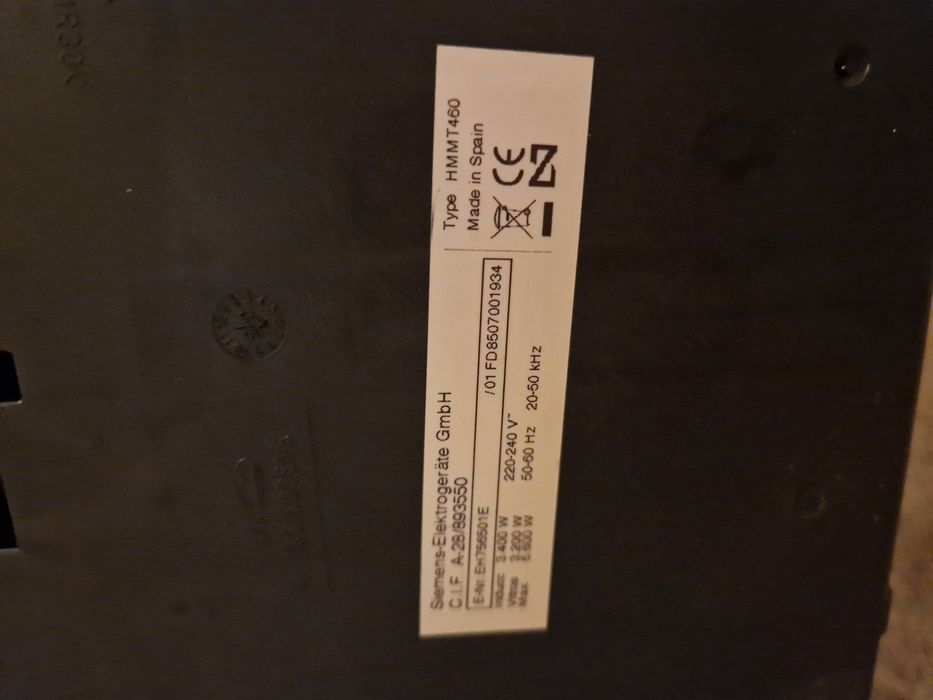 Placa elétrica Siemens