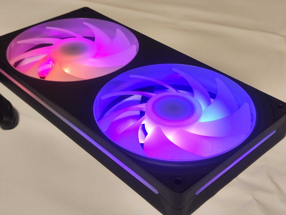 Вентилятор NZXT F240 RGB CORE black чорний статичного тиску argb 240мм