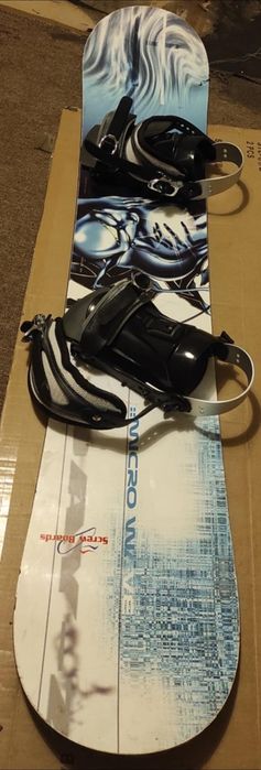Sprzedam deskę snowboardową 145 cm z wiązaniami