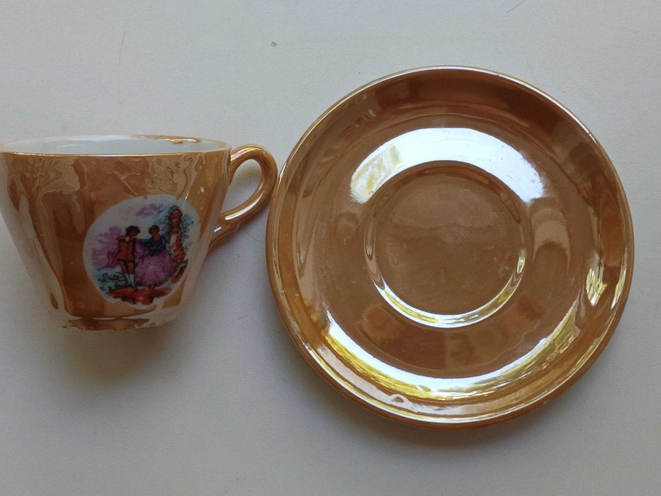 Кофейная пара - чашка и блюдце, Япония