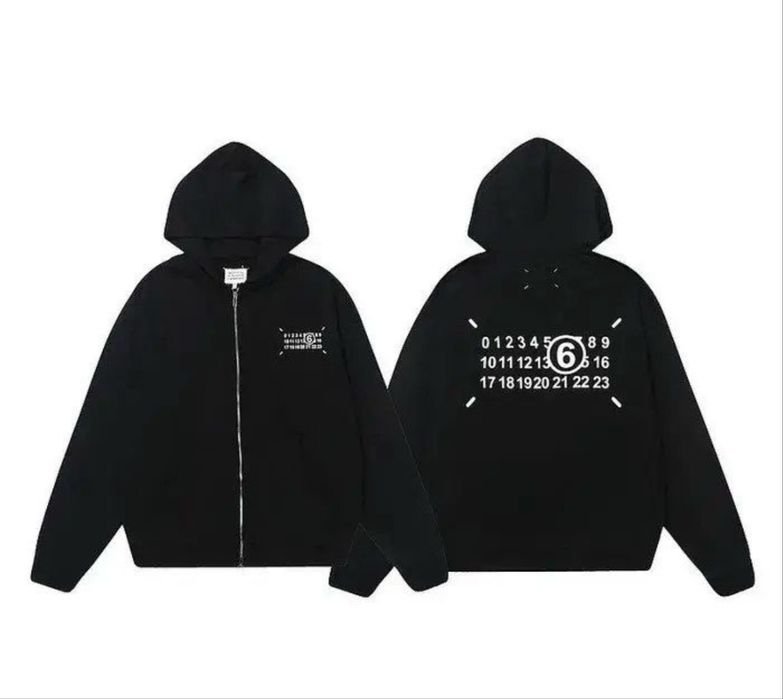 Зип худи maison margiela
