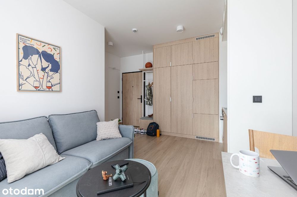 Scandinavian-style studio apartment with balcony - Widok 6
