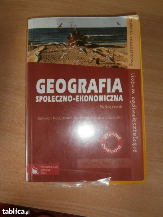 Geografia społeczno ekonomiczna podręcznik zakres rozszerzony, stan bd