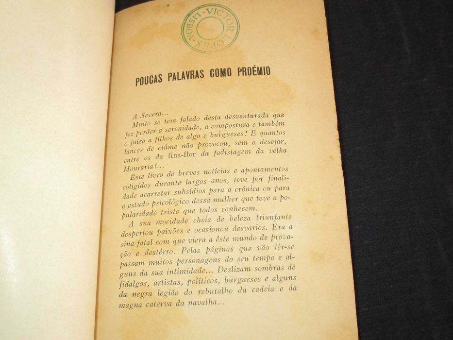 Livro Severa Júlio de Sousa e Costa Bertrand 1936